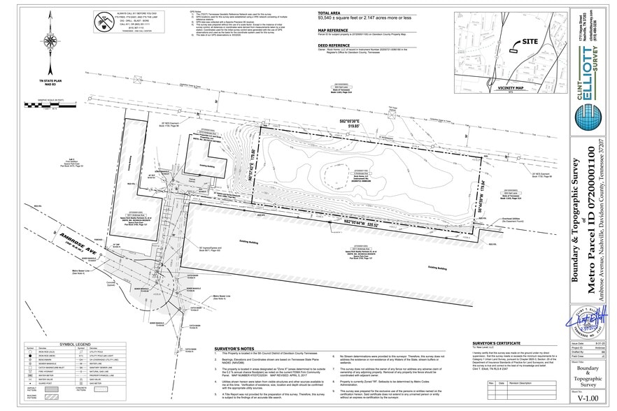 3309 Ambrose Ave, Nashville, TN for sale - Site Plan - Image 2 of 2