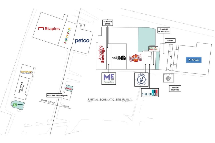 265-345 Pompton Ave, Verona, NJ for lease - Building Photo - Image 2 of 2