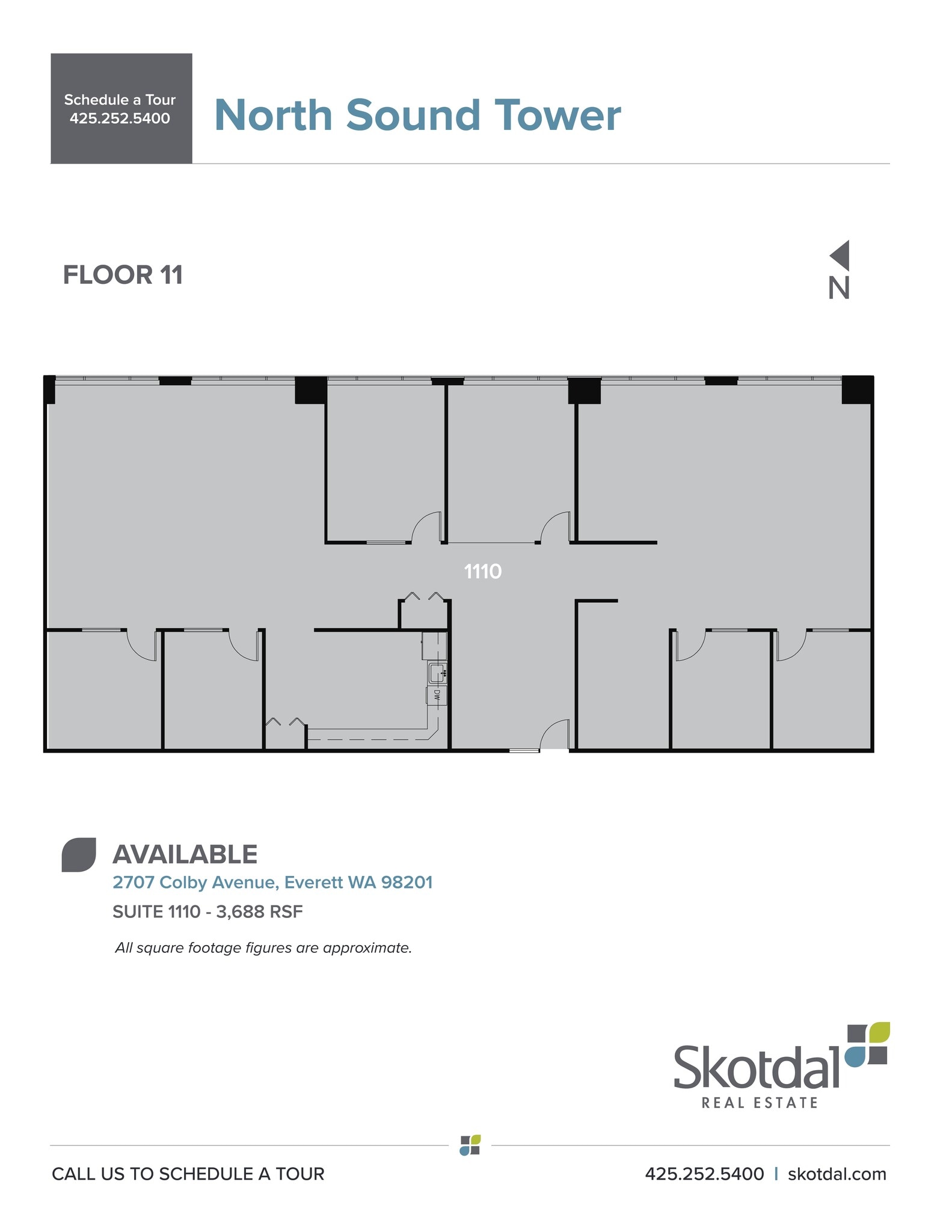 2707 Colby Ave, Everett, WA for lease Site Plan- Image 1 of 1