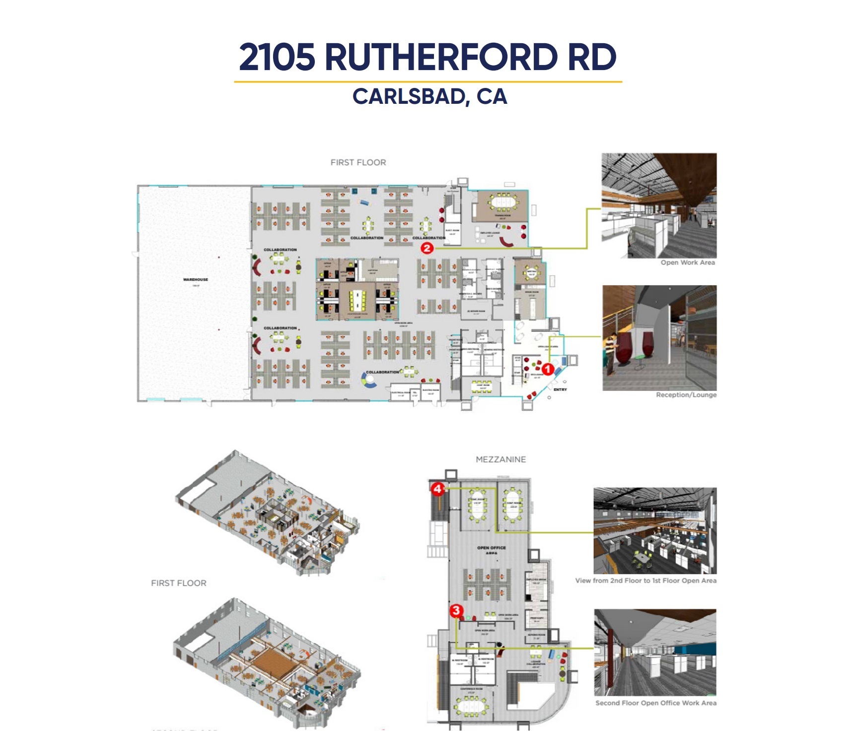 2105 Rutherford Rd, Carlsbad, CA for lease Floor Plan- Image 1 of 1