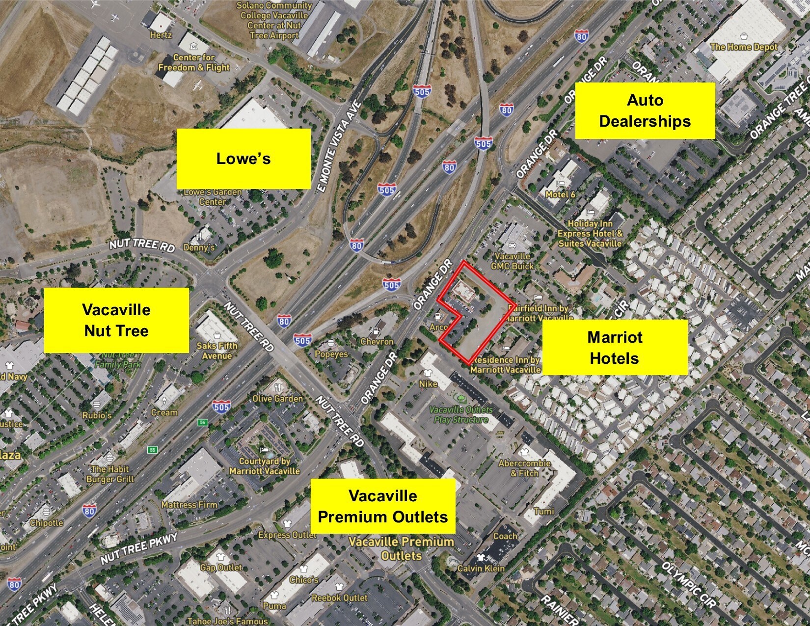 320 Orange Dr, Vacaville, CA for sale Aerial- Image 1 of 1