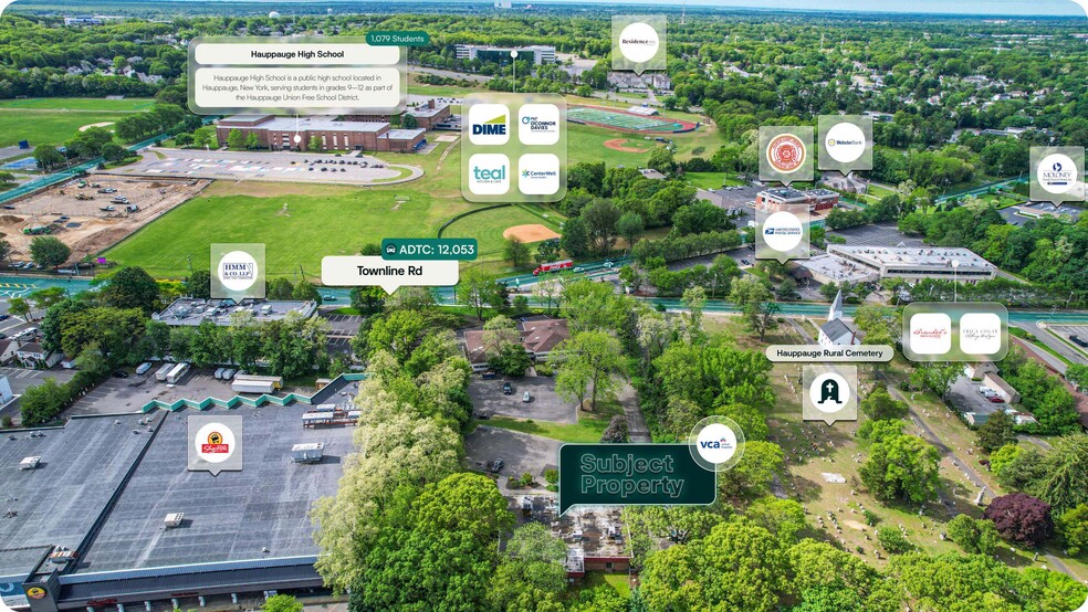521 Townline Rd, Hauppauge, NY for sale - Aerial - Image 2 of 2