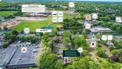 521 Townline Rd, Hauppauge, NY - AERIAL  map view