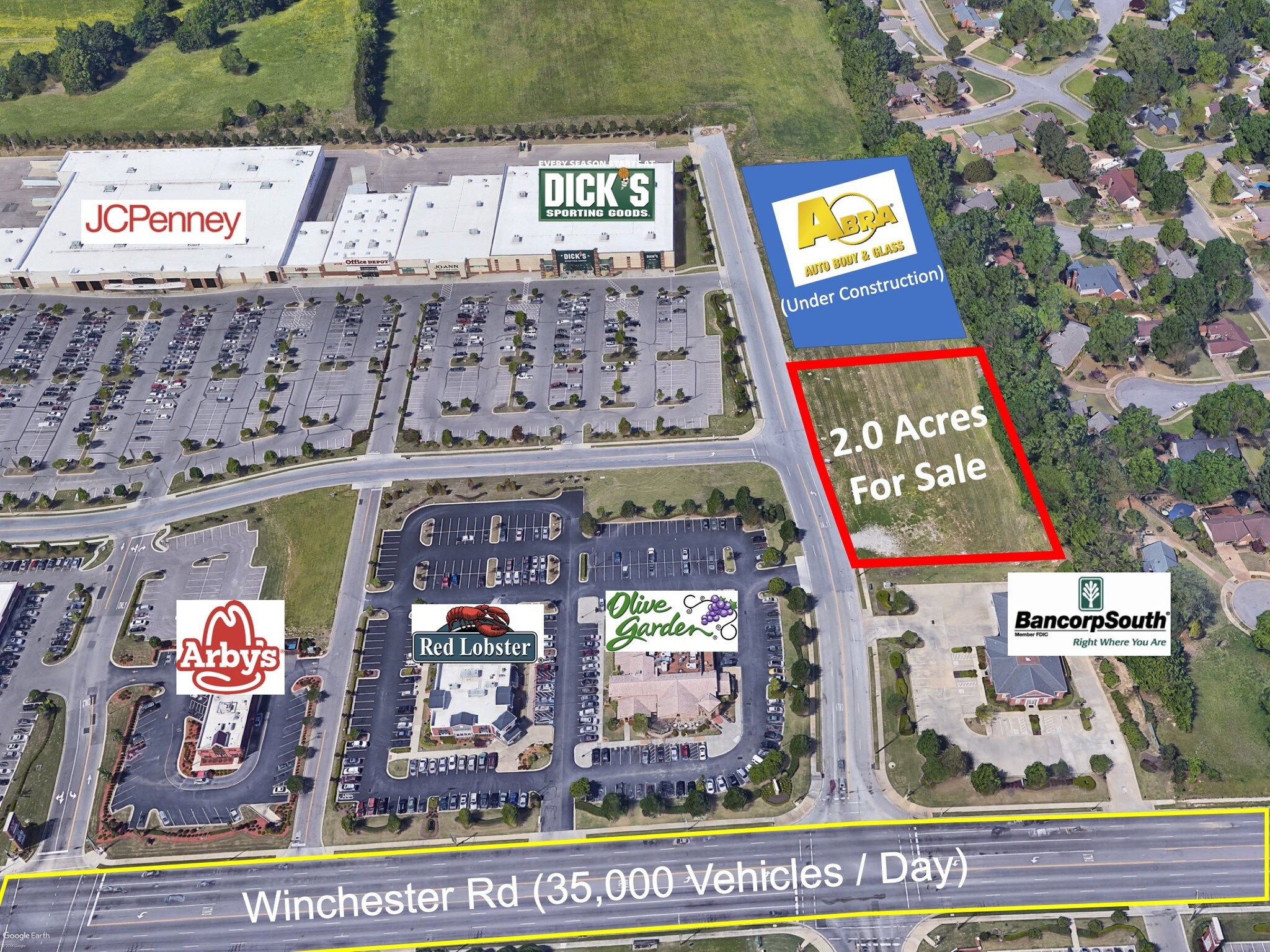 Centennial Dr, Memphis, TN, 38119 Commercial Land For Sale