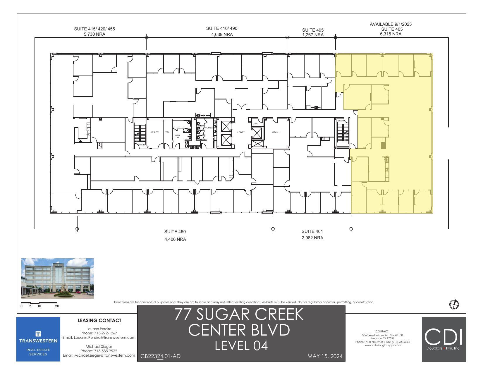 77 Sugar Creek Center Blvd, Sugar Land, TX for lease Floor Plan- Image 1 of 1