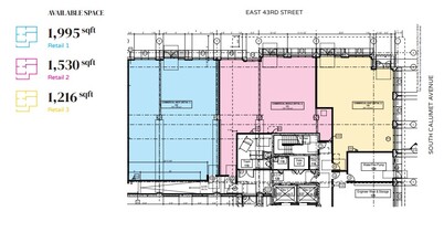 4308 S Calumet Ave, Chicago, IL for lease Floor Plan- Image 1 of 1