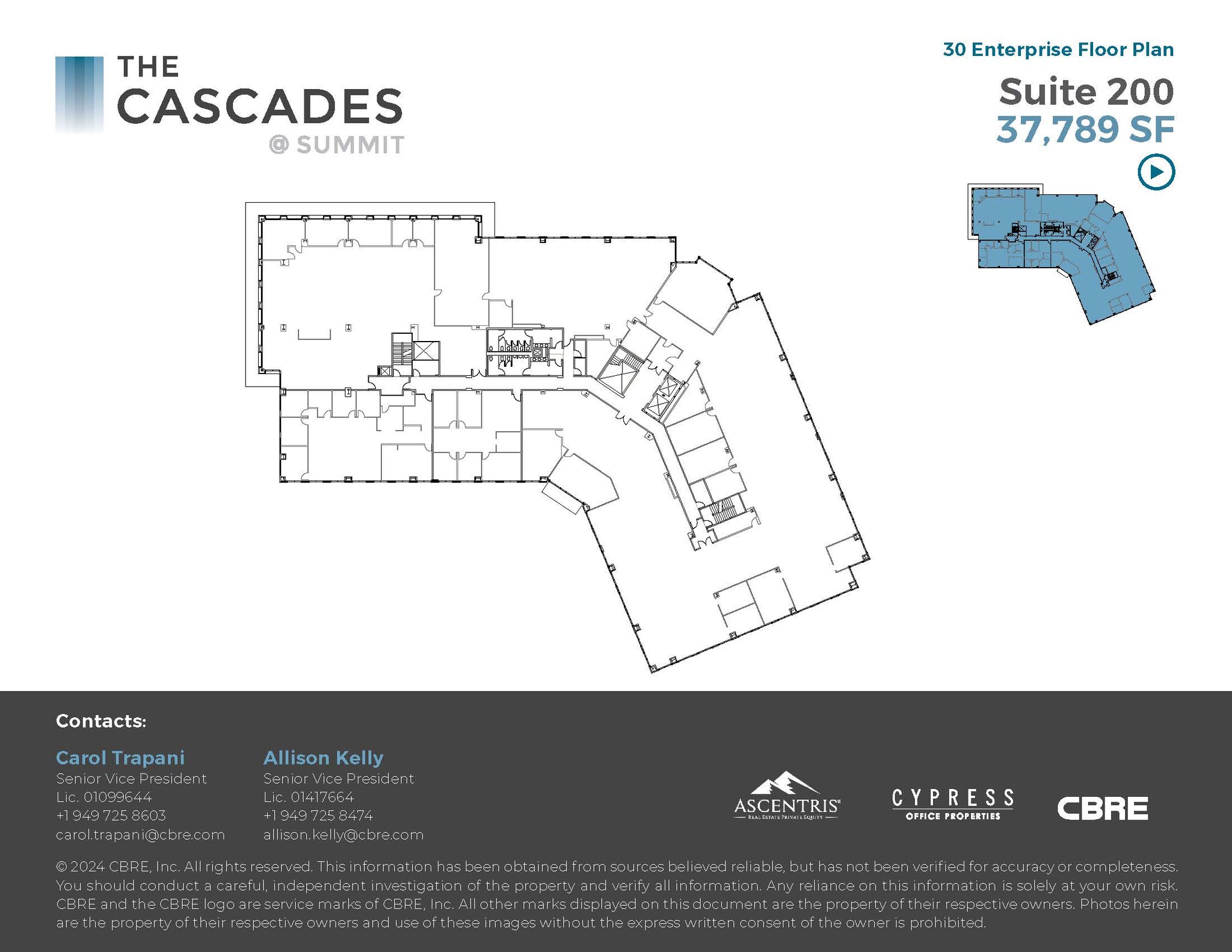 20 Enterprise, Aliso Viejo, CA for lease Floor Plan- Image 1 of 1