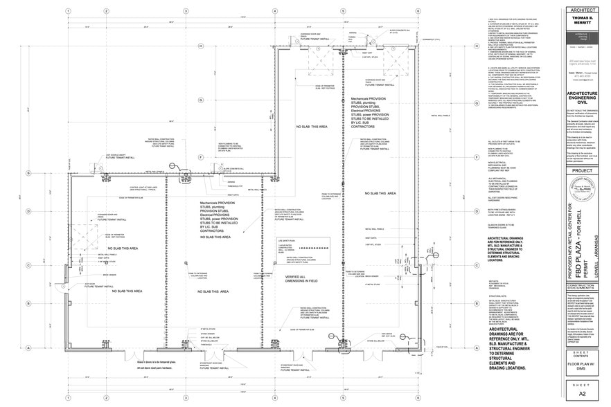 329 N Bloomington St, Lowell, AR for lease - Site Plan - Image 3 of 6