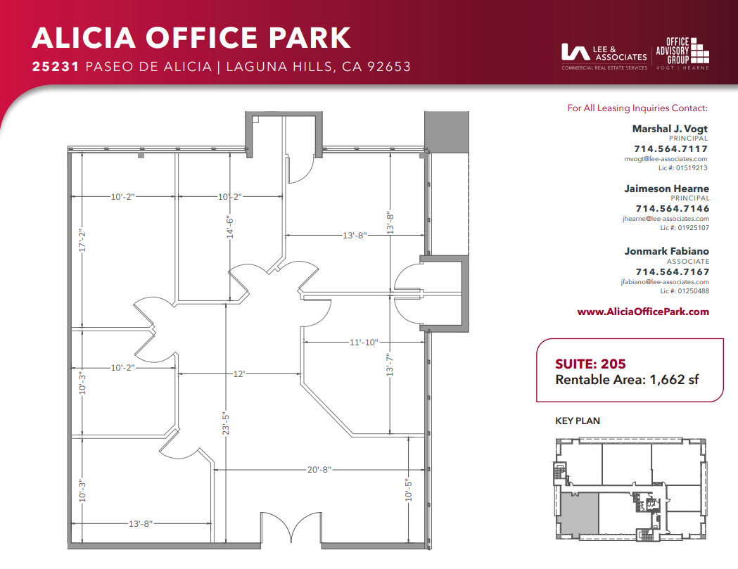 25231 Paseo de Alicia, Laguna Hills, CA for lease Floor Plan- Image 1 of 1