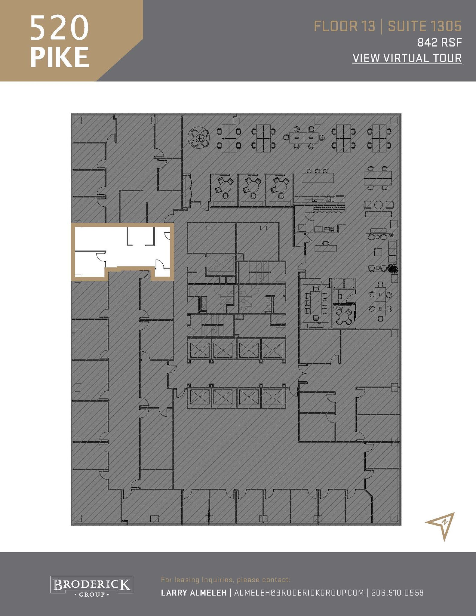 520 Pike St, Seattle, WA for lease Floor Plan- Image 1 of 1