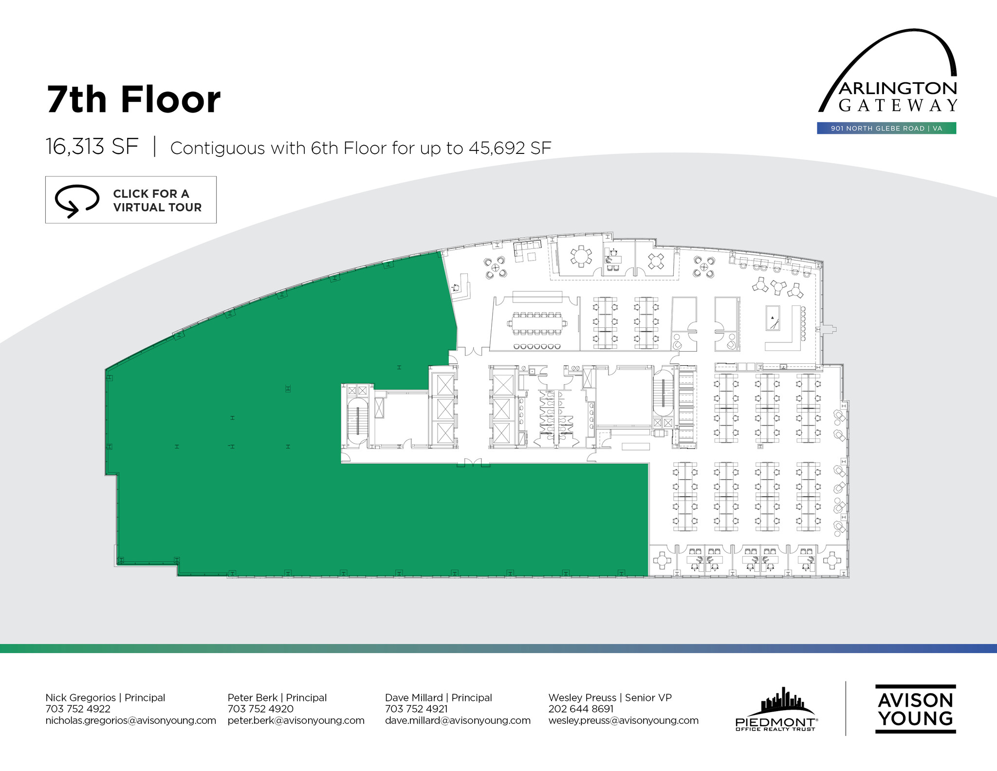 901 N Glebe Rd, Arlington, VA for lease Floor Plan- Image 1 of 1