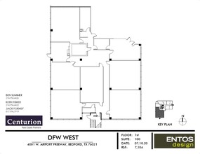 4001 Airport Fwy, Bedford, TX for lease Floor Plan- Image 1 of 2