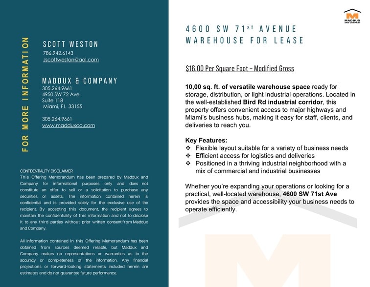 4600-4618 SW 71st Ave, Miami, FL for lease - Building Photo - Image 2 of 5