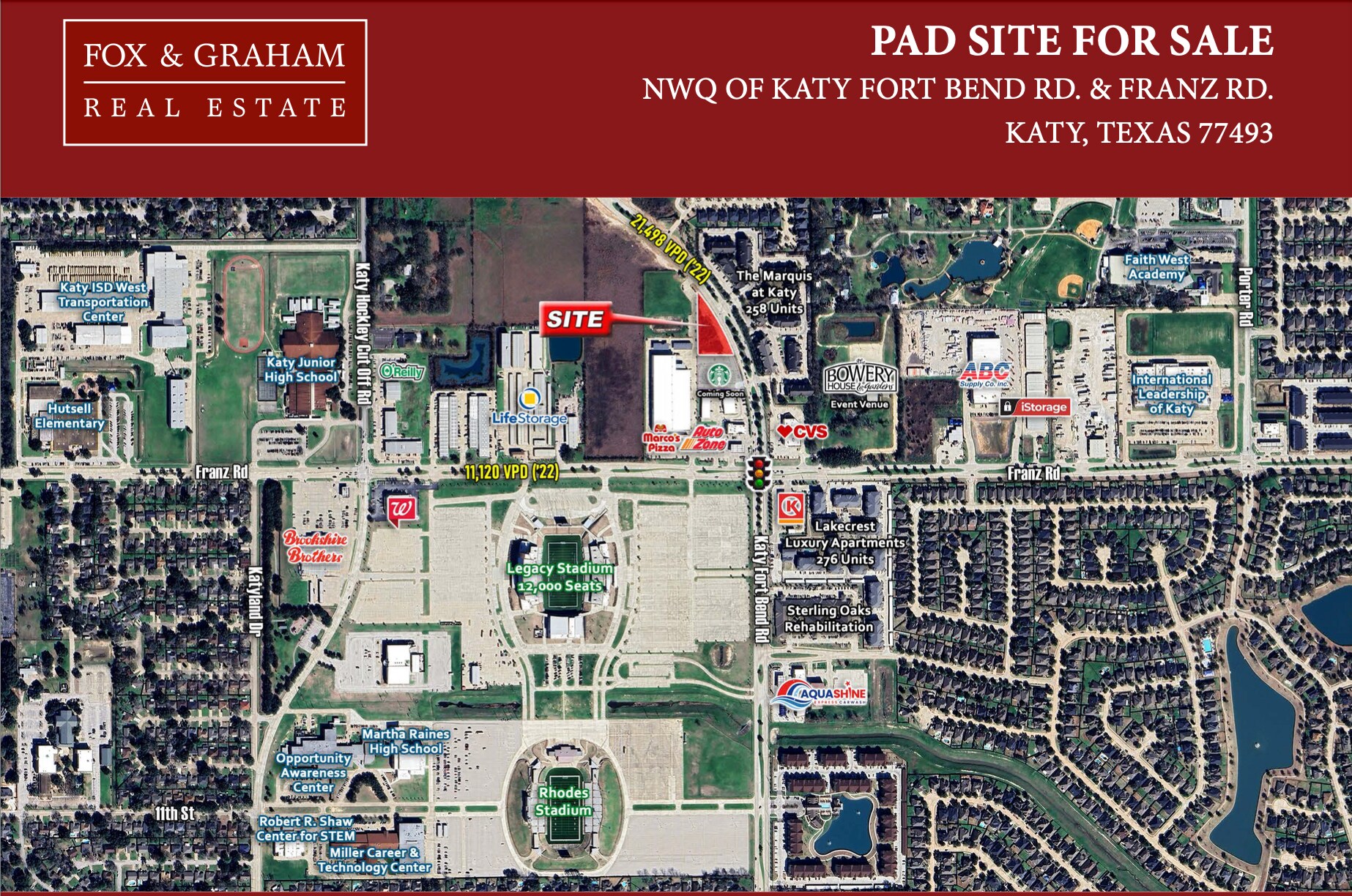 Katy Fort Bend Rd & Franz Rd, Katy, TX for sale Primary Photo- Image 1 of 1