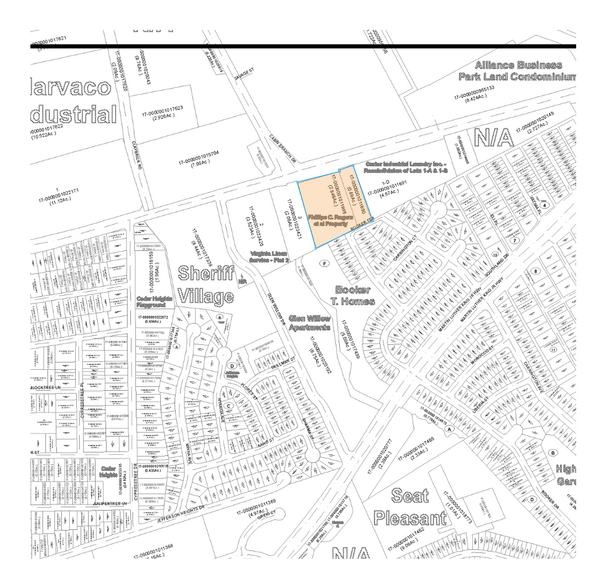 6111 Sheriff Rd, Capitol Heights, MD for lease - Plat Map - Image 2 of 2