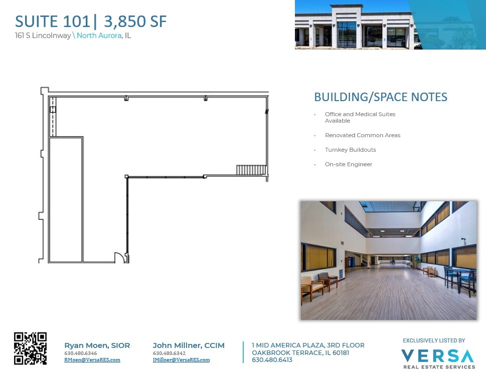 161 S Lincolnway, North Aurora, IL for lease Floor Plan- Image 1 of 1