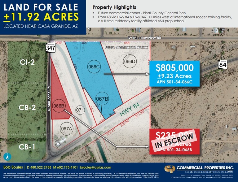 NEC of Hwy 84 and 347, Maricopa, AZ for sale - Building Photo - Image 1 of 2