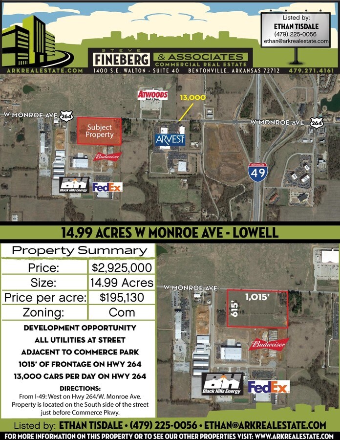 1201 W Monroe Ave, Lowell, AR 72745