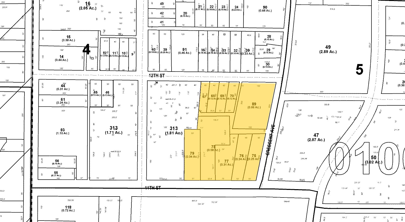 77 12th St NE, Atlanta, GA for sale Plat Map- Image 1 of 1