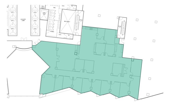 2121 Crystal Dr, Arlington, VA for lease Floor Plan- Image 1 of 9