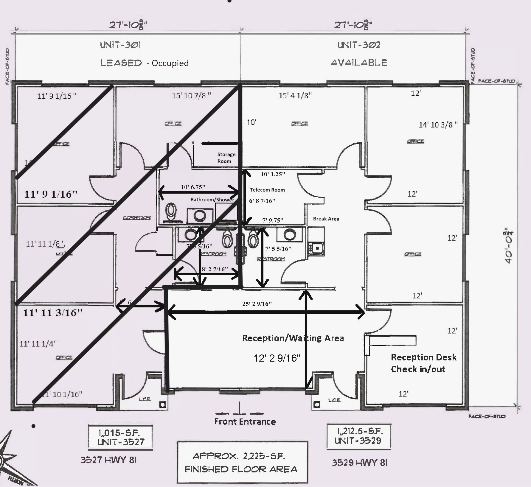 3527-2529 Highway 81, Loganville, GA for lease Floor Plan- Image 1 of 1