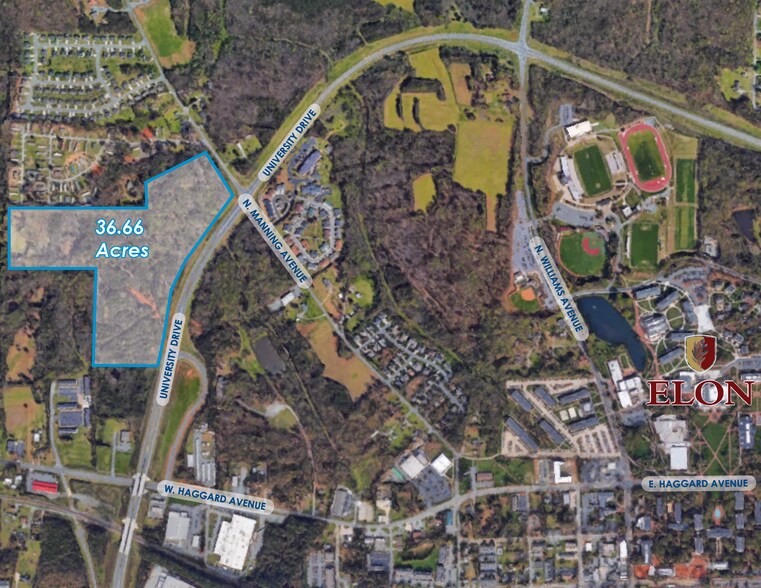 University Dr. & N. Manning Ave, Elon, NC for sale - Building Photo - Image 1 of 1