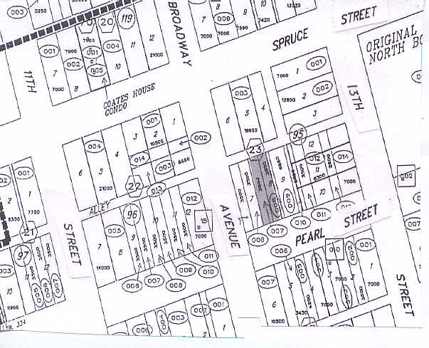 1207-1215 Pearl St, Boulder, CO for lease - Plat Map - Image 3 of 7