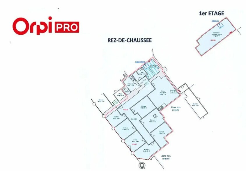 Office in Pau for lease - Floor Plan - Image 1 of 2