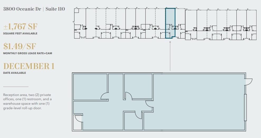 3830 Oceanic Dr, Oceanside, CA for lease Floor Plan- Image 1 of 1