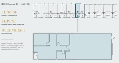 3830 Oceanic Dr, Oceanside, CA for lease Floor Plan- Image 1 of 1