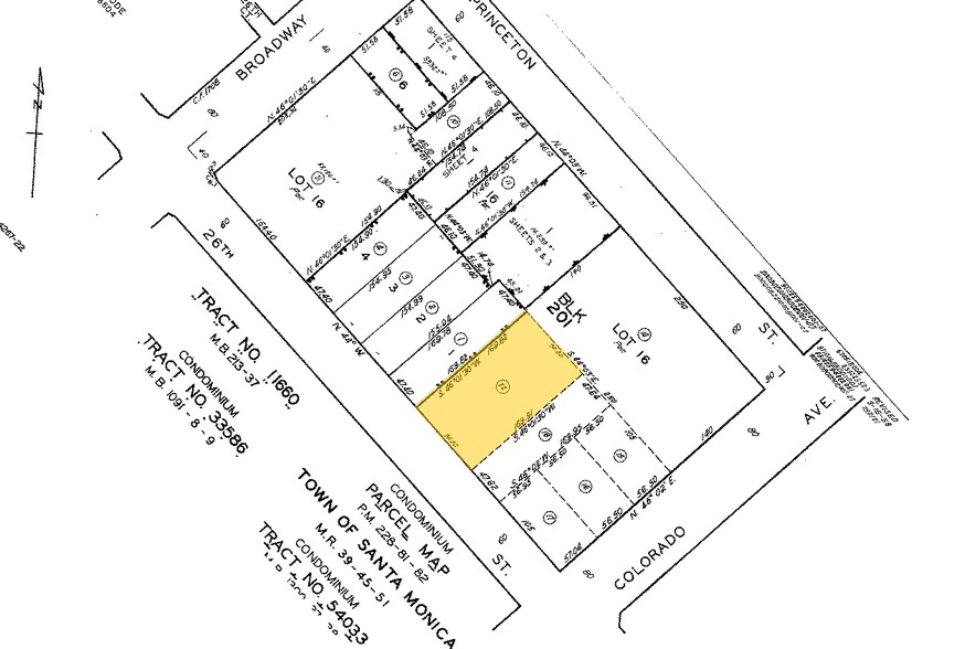 1545 26th St, Santa Monica, CA for sale - Plat Map - Image 2 of 11