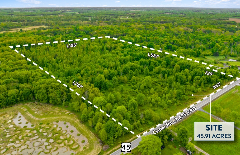 400 Center Rd, Austinburg, OH for sale - Aerial - Image 2 of 3