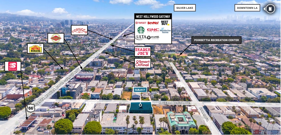 1023-1027 N Sierra Bonita Ave, West Hollywood, CA for sale - Building Photo - Image 2 of 5