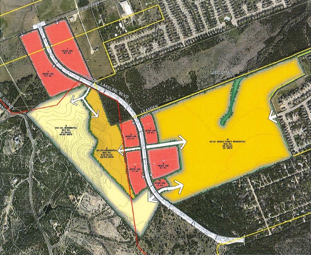 I-2243 & Lakeline Blvd, Leander, TX for sale Aerial- Image 1 of 1