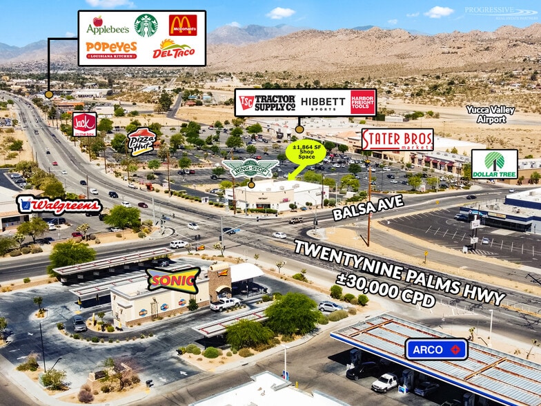 58132 Twentynine Palms Hwy, Yucca Valley, CA for lease - Building Photo - Image 1 of 4
