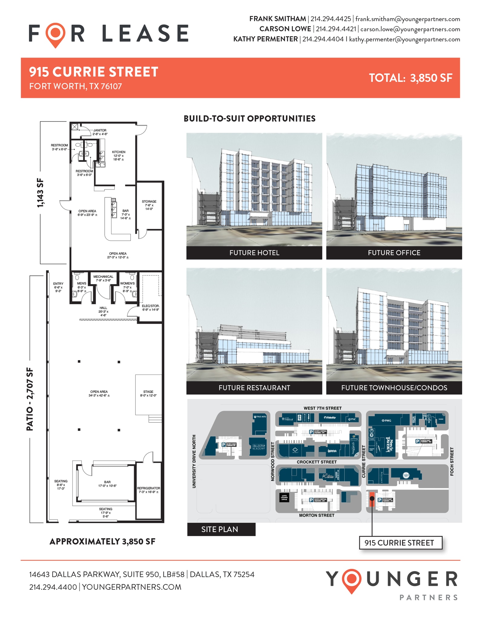 2973 W 7th St, Fort Worth, TX for lease Floor Plan- Image 1 of 2