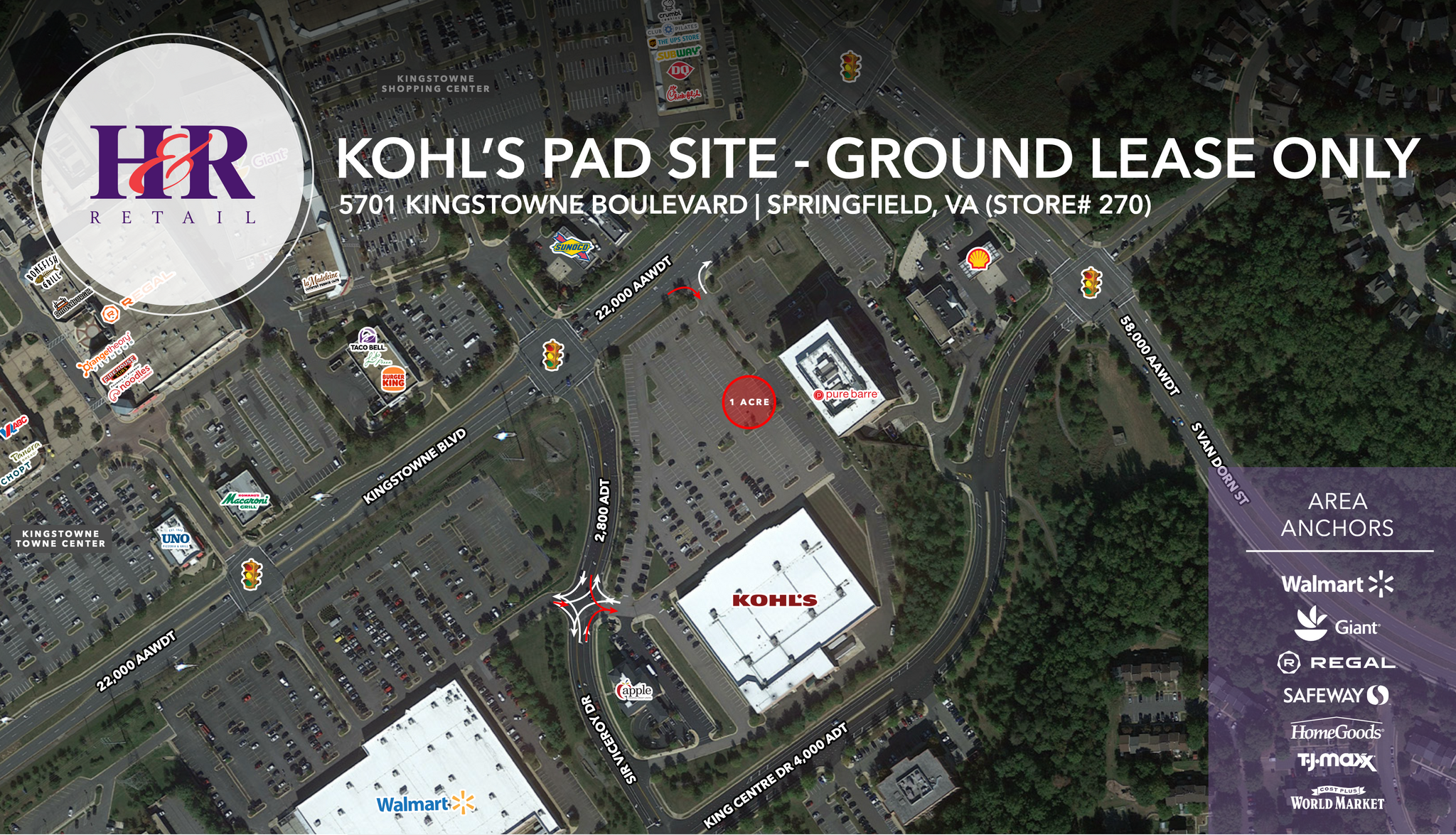 5701 Kingstowne Blvd, Alexandria, VA for lease Aerial- Image 1 of 2