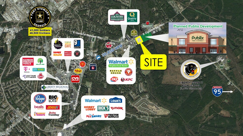 1165 E Oglethorpe Hwy, Hinesville, GA for sale - Primary Photo - Image 1 of 3