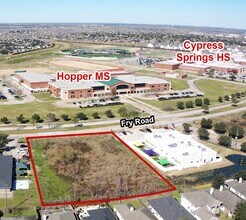 Fry Rd, Cypress, TX - AERIAL  map view