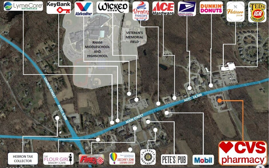 110 Main St, Hebron, CT 06248 CVS Pharmacy