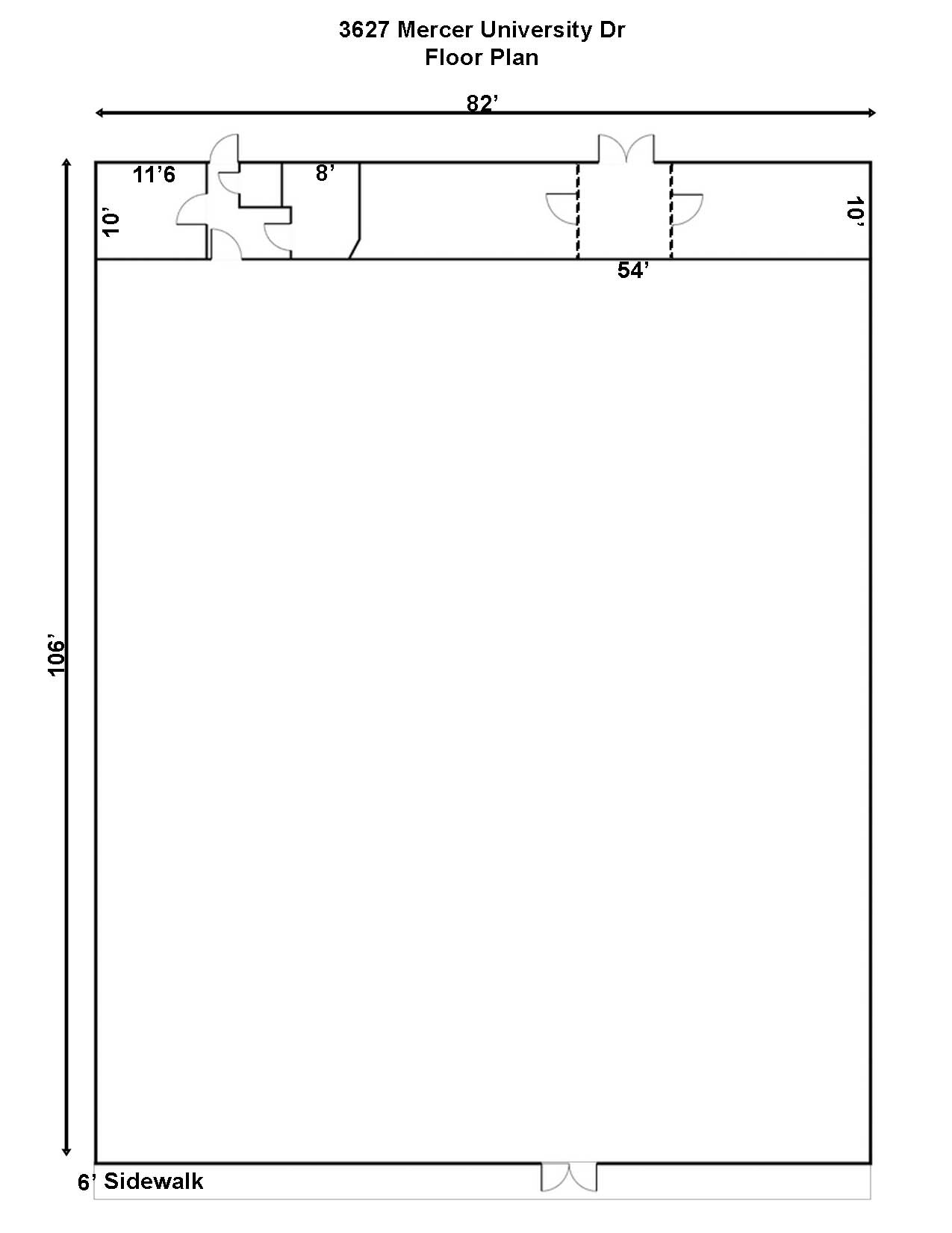 3627 Mercer University Dr, Macon-Bibb, GA for sale Interior Photo- Image 1 of 7