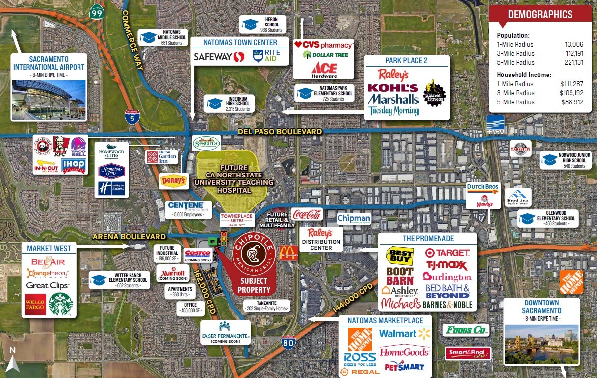 SEQ Interstate 5 & Arena Blvd, Sacramento, CA 95834 | LoopNet