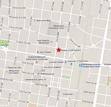 220 Copper Ave NW, Albuquerque, NM - AERIAL  map view