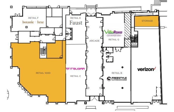 110 Cooper St, Santa Cruz, CA for lease Floor Plan- Image 1 of 1