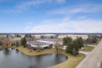 555 Corporate Woods Pky, Vernon Hills, IL - aerial  map view