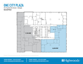 421 Fayetteville St, Raleigh, NC for lease Floor Plan- Image 2 of 2