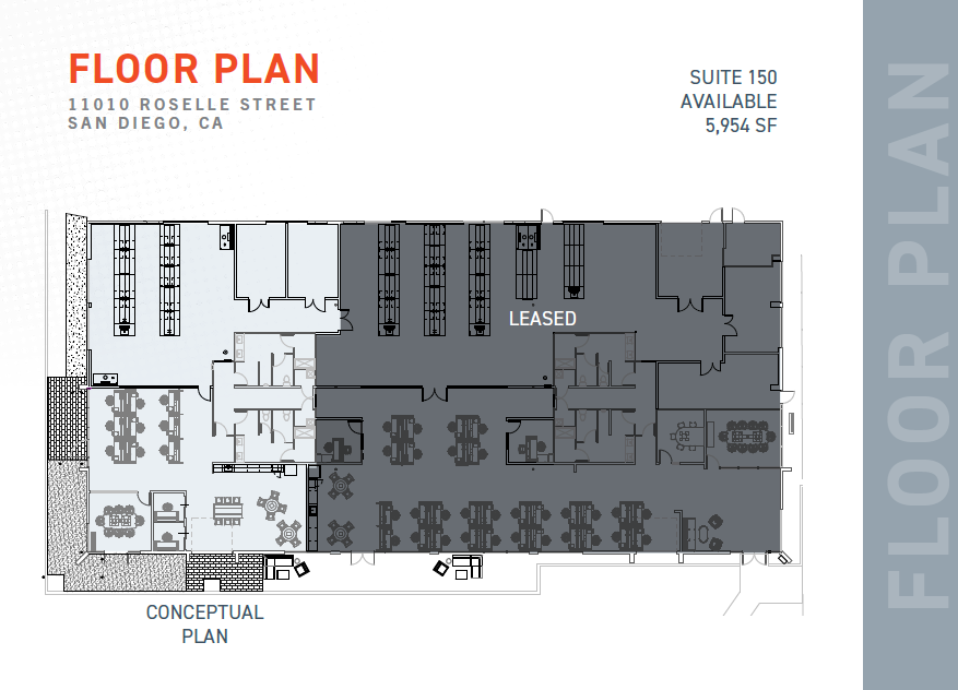 11010 Roselle St, San Diego, CA for lease Floor Plan- Image 1 of 1