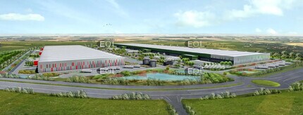 Dourges - AERIAL  map view