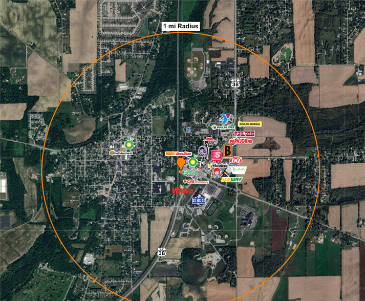 560 E State St, Pendleton, IN for lease - Building Photo - Image 2 of 2