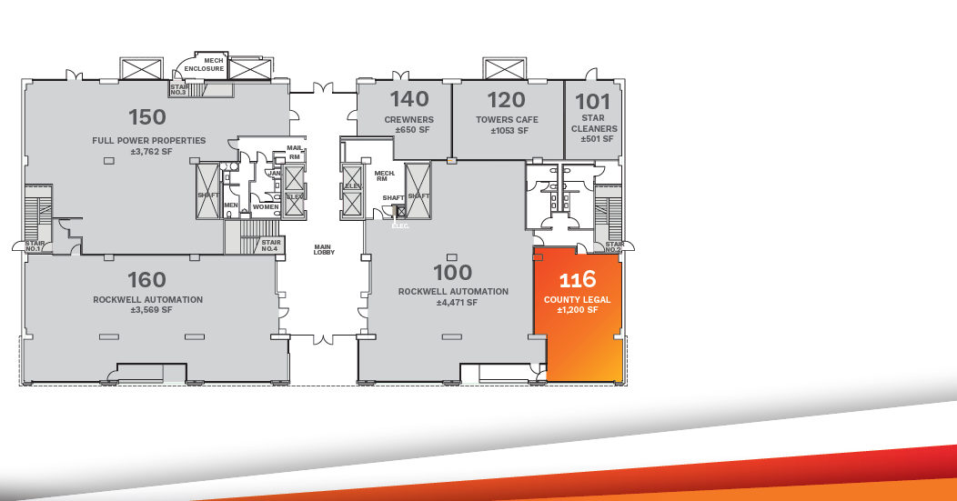 111 W Saint John St, San Jose, CA for lease Floor Plan- Image 1 of 5